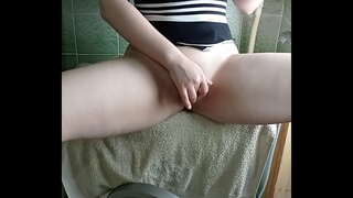 ���েয়ে, সঙ্গে, পায়ু, বড়ো পোঁদ, পায়, গুদ, উপর, ওয়াশিং মেশিন এবং একটি কম্পক